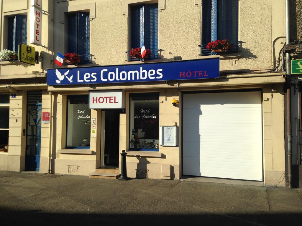 Hotel Les Colombes Verdún Exterior foto